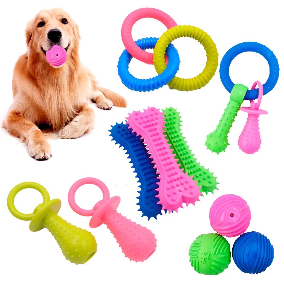 Soft Tpr Cleaning Dog Chew Pet Toy